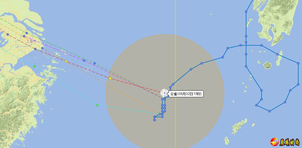 奔上海去了…… 江浙沪沿海人民：你到底来不来？给个痛快！ “云雀”：我没想好来不来