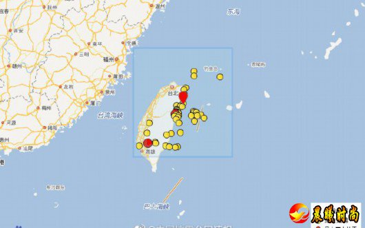 中国地震局：今年以来，台湾发生四级以上地震37次