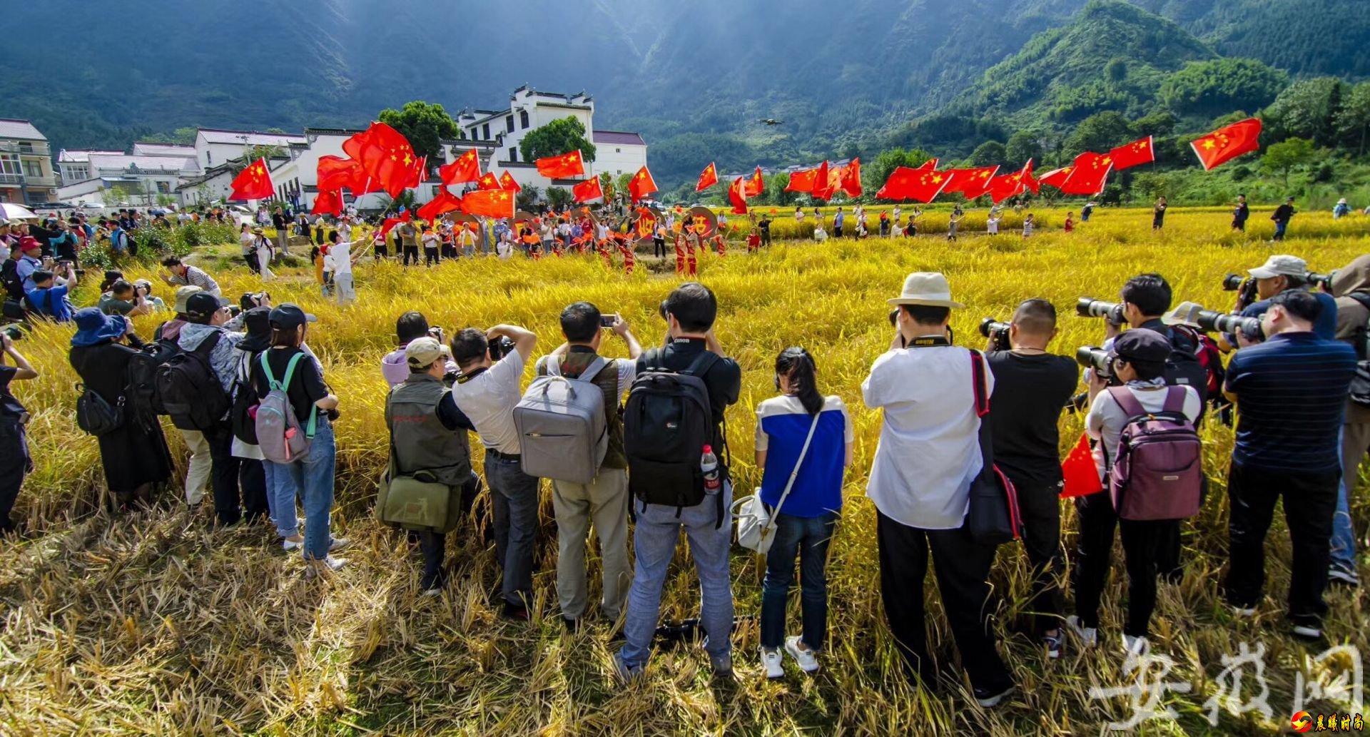 秋日美景引来摄影达人和游客欢声不断